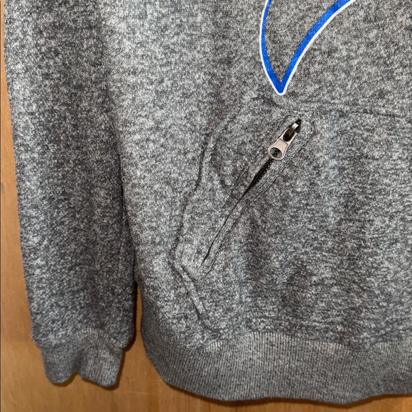 Knights Apparel Charcoal Florida Gators Hooded Sweatshirt. Button Detail Large - Picture 3 of 6